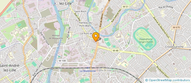 localisation de l'entreprise BDA à MARCQ-EN-BARŒUL