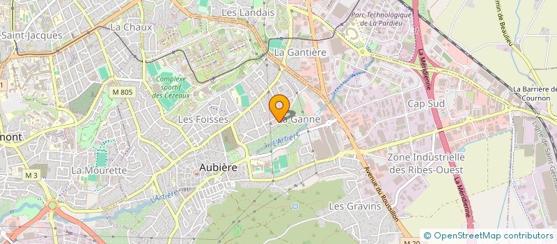 localisation de l'entreprise BDA  PERIGNAT-LES-SARLIEVE