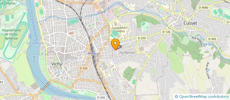 localisation de l'entreprise BDA CONSEIL à CUSSET