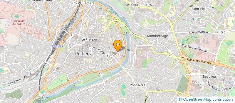 localisation de l'entreprise BDAC PRODUCTIONS  POITIERS