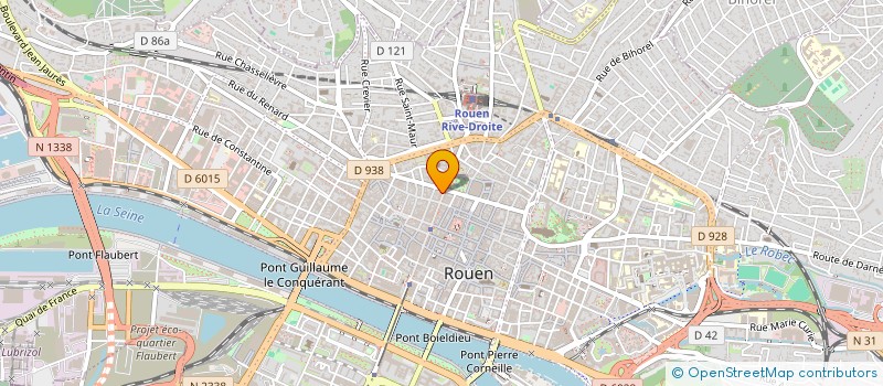 localisation de l'entreprise BDAM à ROUEN