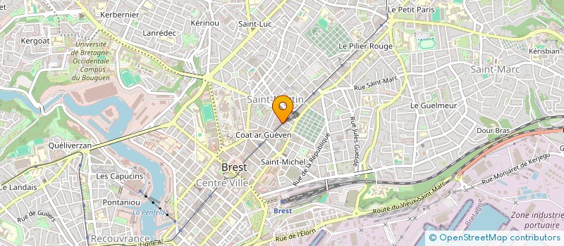 localisation de l'entreprise BDB à BREST