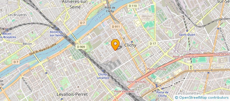 localisation de l'entreprise BDB à CLICHY