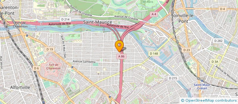 localisation de l'entreprise BDB COMMUNICATION à MAISONS-ALFORT