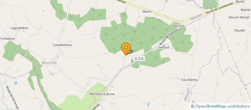 localisation de l'entreprise BDB FRANCE  MONTAUT