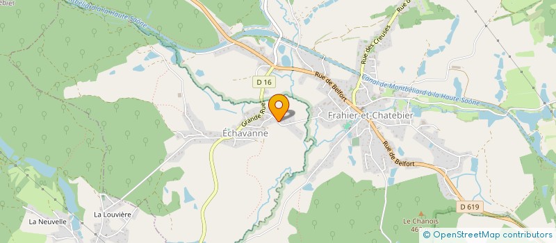 localisation de l'entreprise BDB GROUP  ECHAVANNE