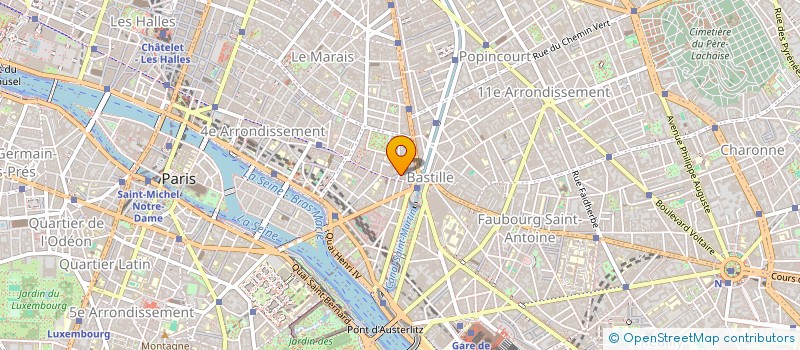 localisation de l'entreprise BDB LIBRAIRIE à PARIS