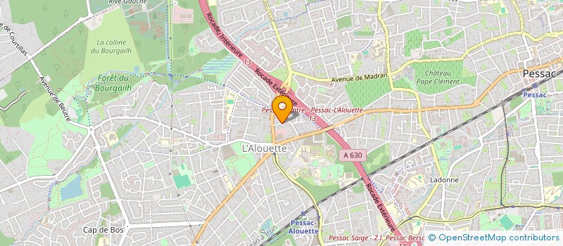 localisation de l'entreprise BDB SOUND  PESSAC