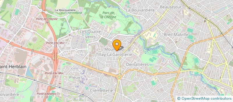 localisation de l'entreprise BDBI à SAINT-HERBLAIN