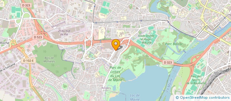 localisation de l'entreprise BDC 3  BEAUCOUZE