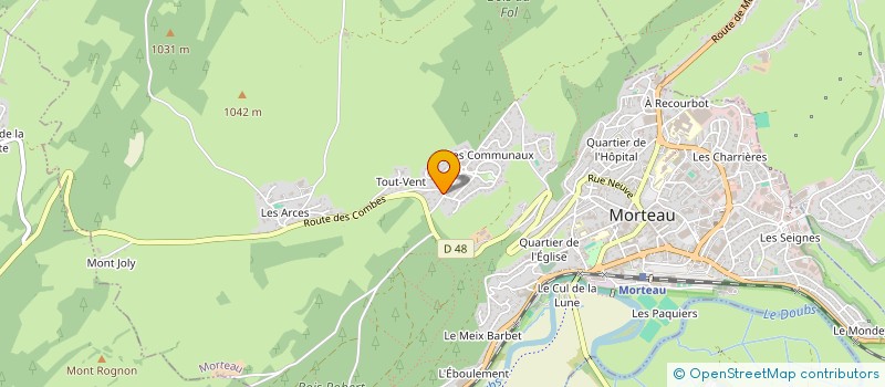 localisation de l'entreprise BDC 3M  MORTEAU