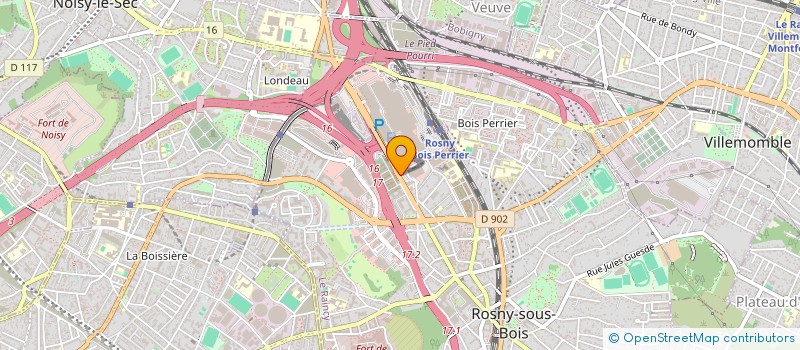 localisation de l'entreprise BDC à ROSNY-SOUS-BOIS