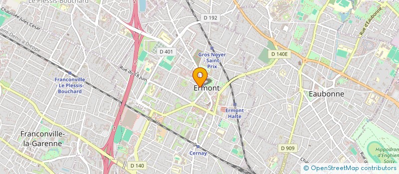 localisation de l'entreprise BDC à ERMONT