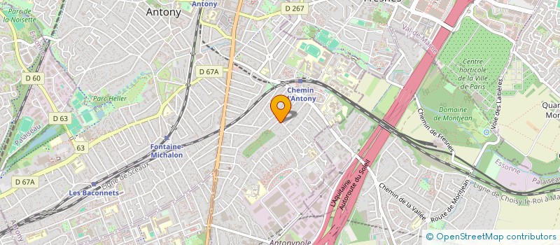 localisation de l'entreprise BDC à ANTONY