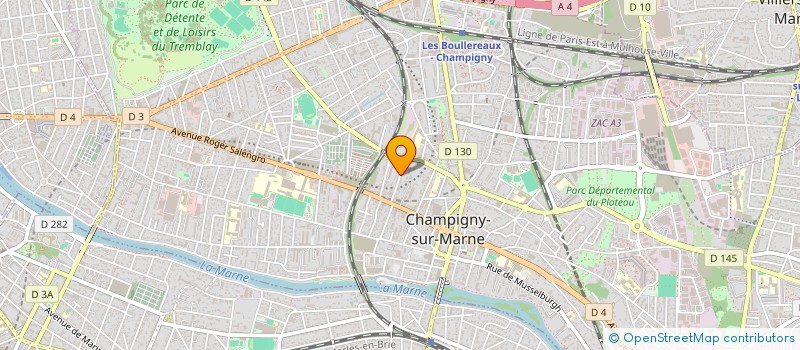 localisation de l'entreprise BDC à CHAMPIGNY-SUR-MARNE