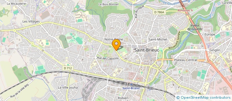 localisation de l'entreprise BDC à SAINT-BRIEUC