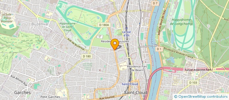 localisation de l'entreprise BDC  SAINT-CLOUD