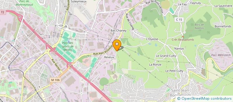 localisation de l'entreprise BDC - BERNARD DUMAS CONSEIL  SAINT-JEAN-BONNEFONDS