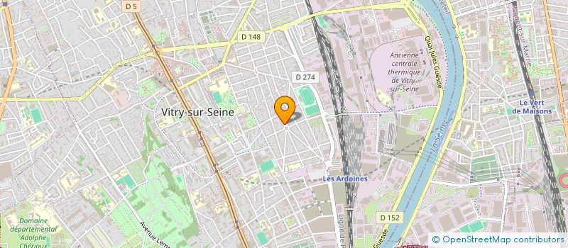 localisation de l'entreprise BDC CIOCAN à VITRY-SUR-SEINE