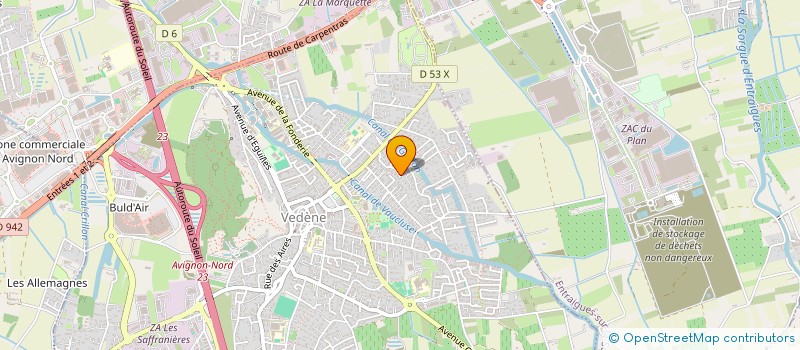 localisation de l'entreprise BDC IMMO  VEDENE