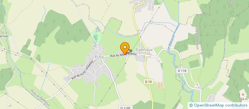 localisation de l'entreprise BDC LES ECLOSOTTES à PUSY-ET-EPENOUX