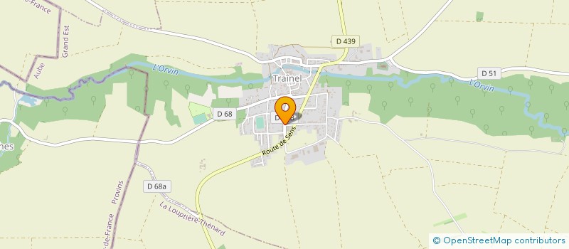 localisation de l'entreprise BDC PRODUCTIONS  TRAINEL