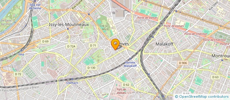 localisation de l'entreprise BDCA PARIS  VANVES