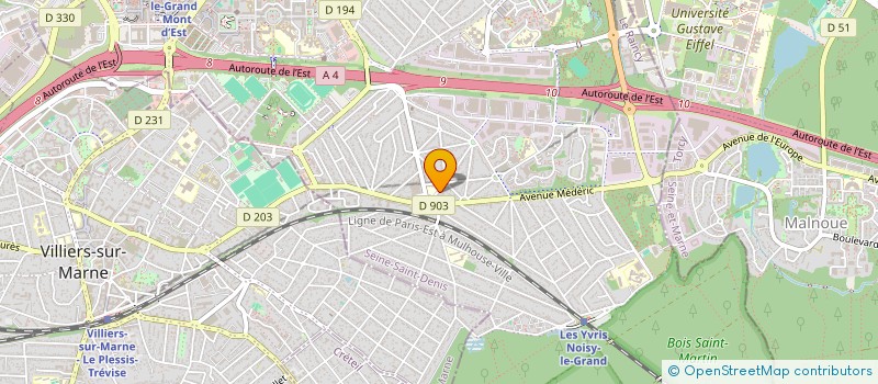 localisation de l'entreprise BDCG  NOISY-LE-GRAND