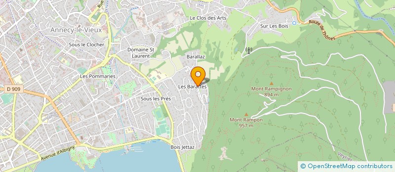 localisation de l'entreprise BDCI à ANNECY