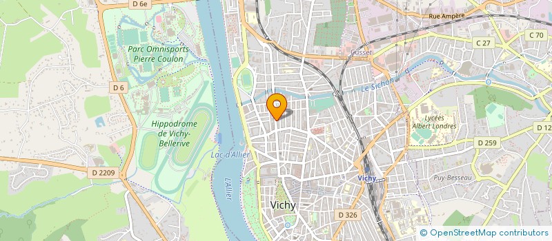 localisation de l'entreprise BDCRAFT à VICHY