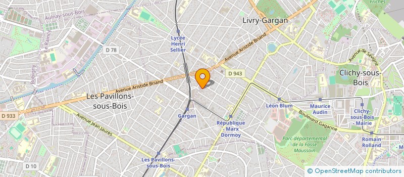 localisation de l'entreprise BDD à LIVRY-GARGAN