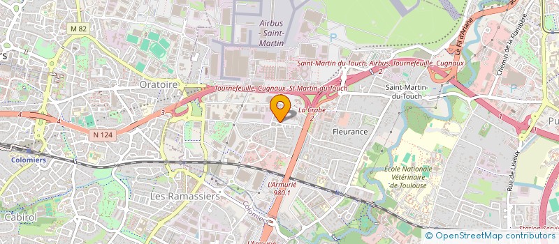 localisation de l'entreprise BDD à TOULOUSE