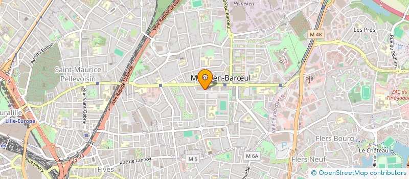 localisation de l'entreprise BDD à MONS-EN-BARŒUL