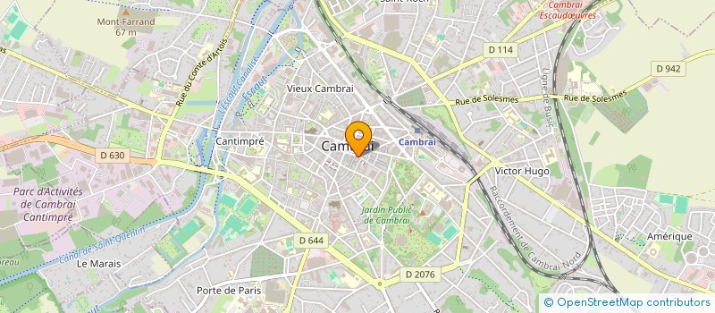 localisation de l'entreprise BDD AUDITION CAMBRAI à CAMBRAI