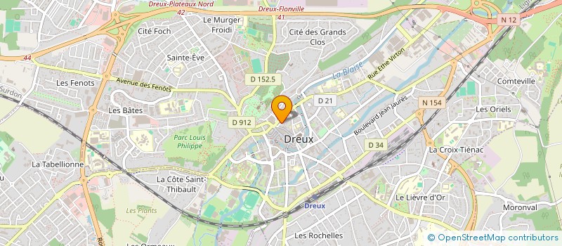 localisation de l'entreprise BDD FOREVER à DREUX