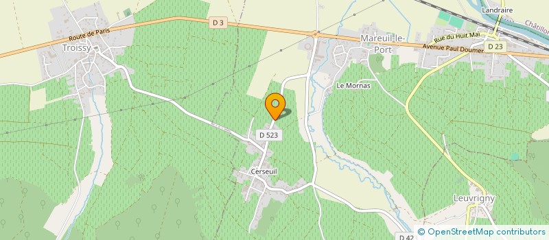 localisation de l'entreprise BDDM  MAREUIL-LE-PORT