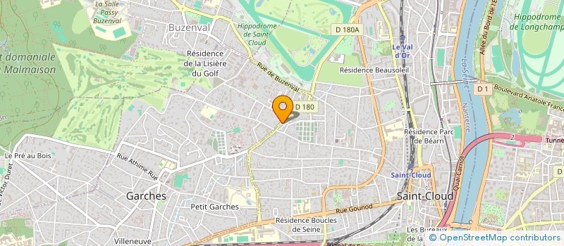 localisation de l'entreprise BDDRP à GARCHES