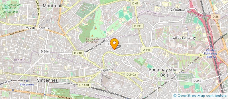 localisation de l'entreprise BDE 34 à FONTENAY-SOUS-BOIS