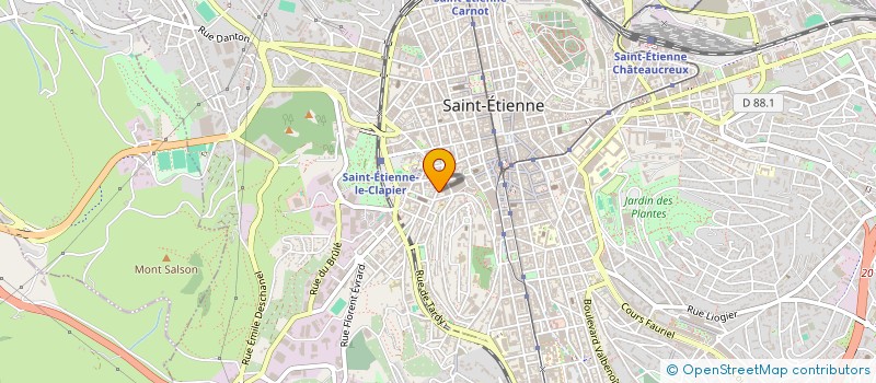 localisation de l'entreprise BDE  SAINT-ETIENNE