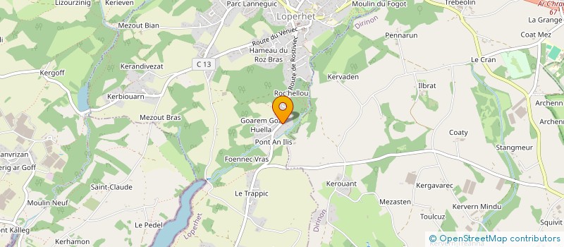 localisation de l'entreprise BDE à LOPERHET