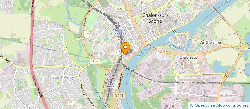 localisation de l'entreprise BDE CHALON FORMATION  CHALON-SUR-SAONE