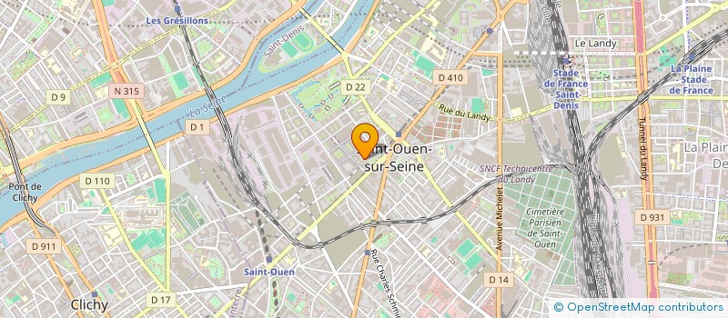 localisation de l'entreprise BDE CONSULTING à SAINT-OUEN-SUR-SEINE