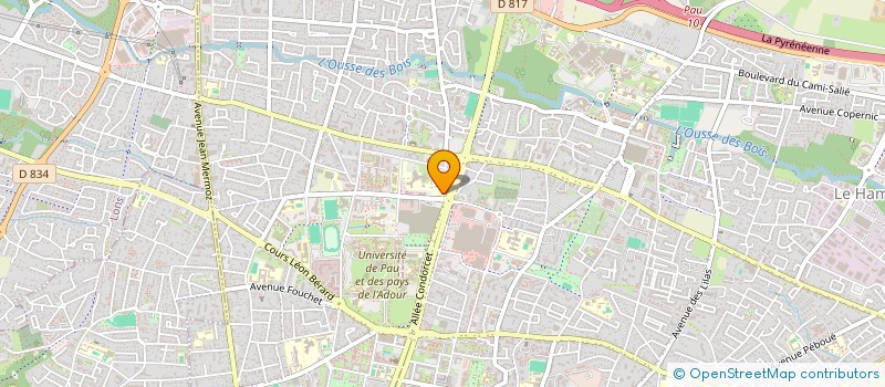 localisation de l'entreprise BDE CY-TECH PAU - CAPAURAL à PAU