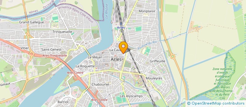 localisation de l'entreprise BDE DE LA FUP AIC D'ARLES LES QUAIS DE LA CULTURE à ARLES