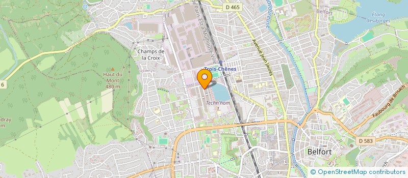 localisation de l'entreprise BDE ECM BELFORT  BELFORT