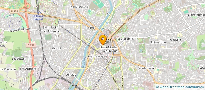 localisation de l'entreprise BDE ESBAM  LE MANS