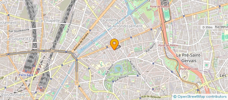 localisation de l'entreprise BDE FRANCE  PARIS