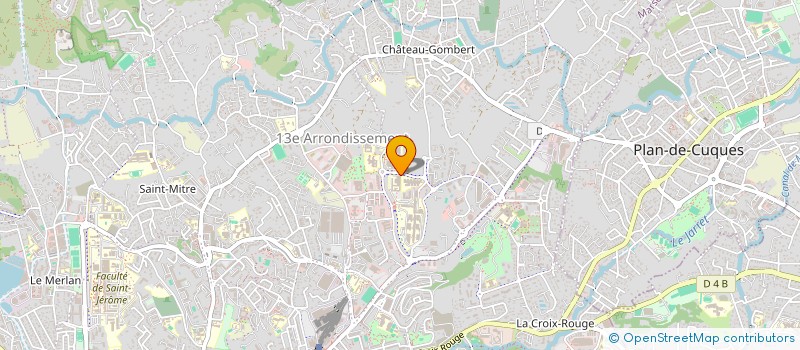 localisation de l'entreprise BDE GCCD  MARSEILLE