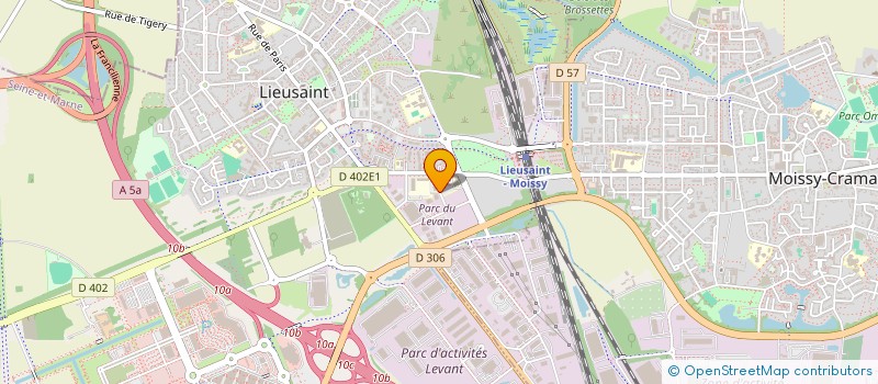 localisation de l'entreprise BDE GEA SENART  LIEUSAINT