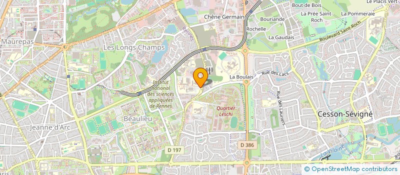 localisation de l'entreprise BDE GEII 2024  RENNES